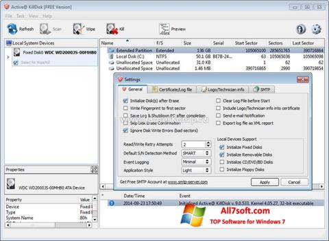 Screenshot Active KillDisk para Windows 7