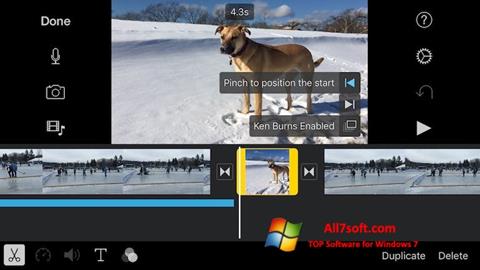 Screenshot iMovie para Windows 7