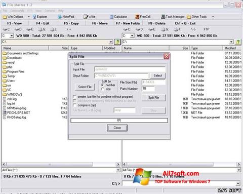 Screenshot File Master para Windows 7