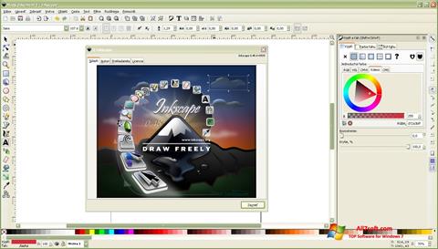 Screenshot Inkscape para Windows 7