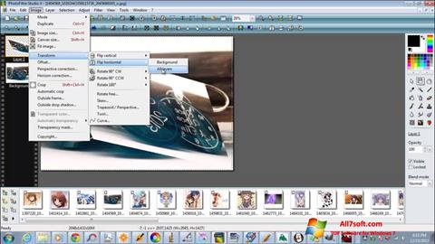 Screenshot PhotoFiltre Studio X para Windows 7