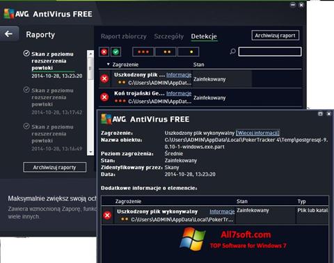Screenshot AVG AntiVirus Free para Windows 7