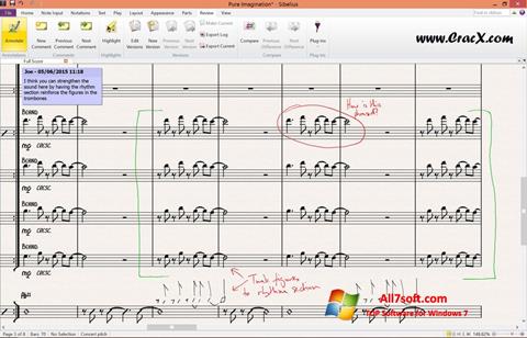 Screenshot Sibelius para Windows 7