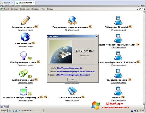 Screenshot AllSubmitter para Windows 7