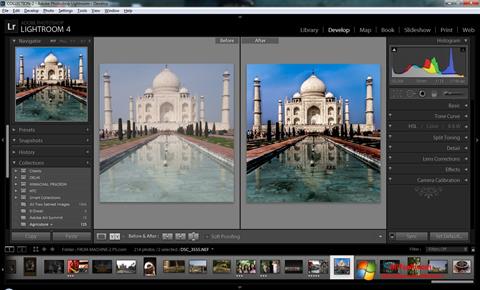 Screenshot Adobe Photoshop Lightroom para Windows 7