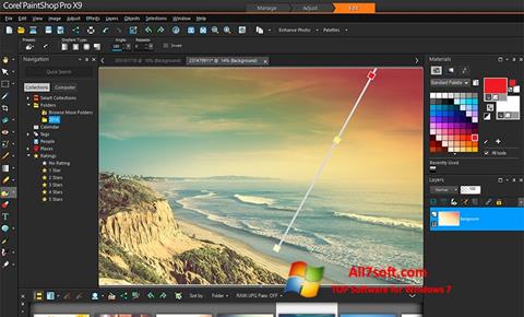 Screenshot PaintShop Pro para Windows 7