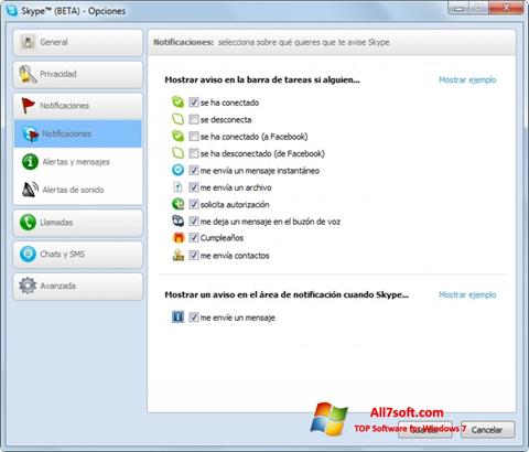 Screenshot Skype Beta para Windows 7