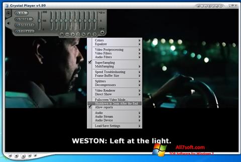 Screenshot Crystal Player para Windows 7