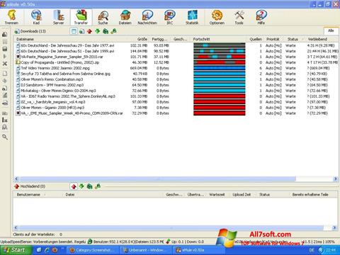 Screenshot eMule para Windows 7