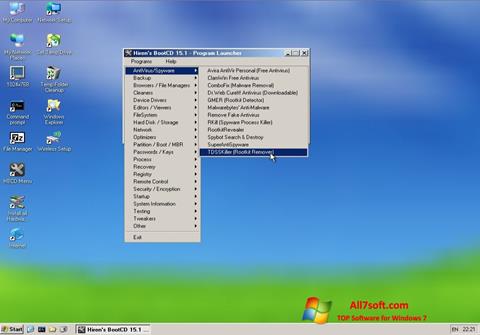 Screenshot Hirens Boot CD para Windows 7