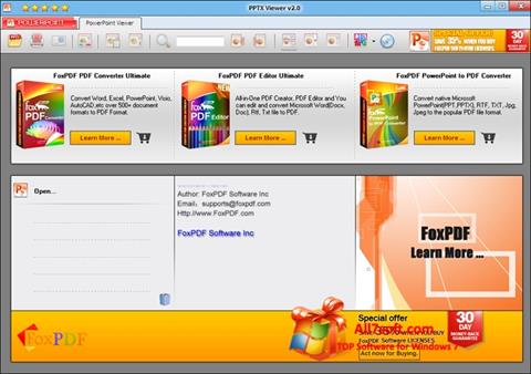 Screenshot PPTX Viewer para Windows 7
