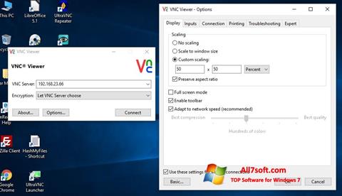 Screenshot VNC para Windows 7