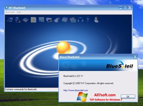 Screenshot BlueSoleil para Windows 7