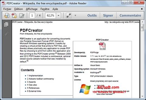 Screenshot PDFCreator para Windows 7
