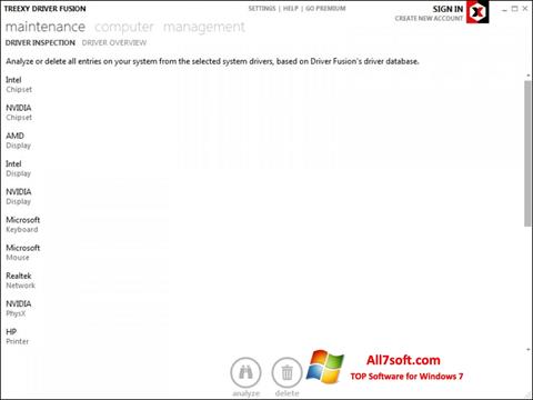 Screenshot Driver Fusion para Windows 7