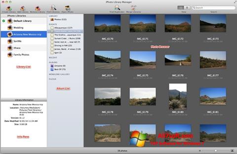 Screenshot iPhoto para Windows 7