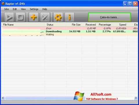 Screenshot Raptor para Windows 7