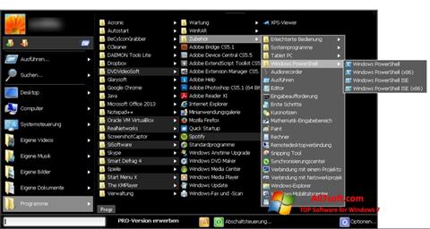 Screenshot Start Menu X para Windows 7