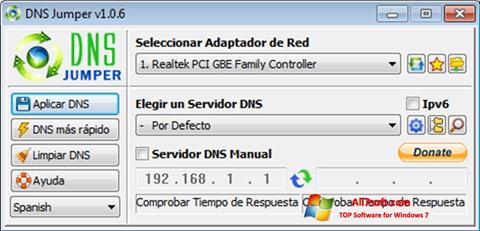 Screenshot DNS Jumper para Windows 7