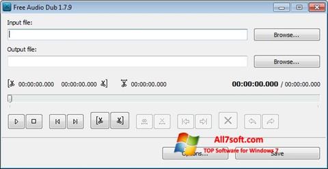Screenshot Free Audio Dub para Windows 7