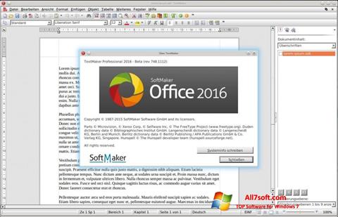 Screenshot SoftMaker Office para Windows 7