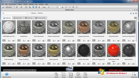 Screenshot KeyShot para Windows 7