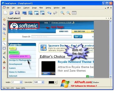 Screenshot EasyCapture para Windows 7