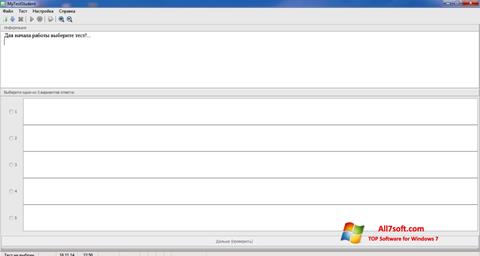 Screenshot MyTestStudent para Windows 7