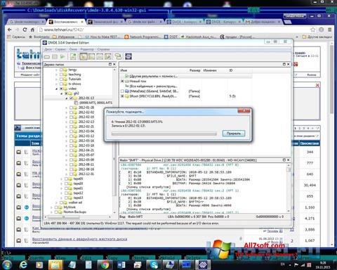 Screenshot DMDE para Windows 7