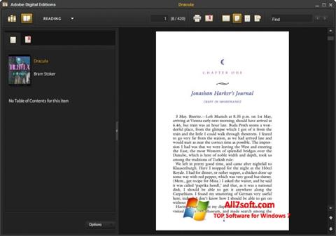 Screenshot Adobe Digital Editions para Windows 7