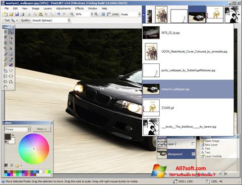 Screenshot Paint.NET para Windows 7