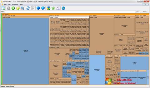 Screenshot SpaceSniffer para Windows 7