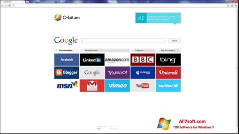Screenshot Orbitum para Windows 7