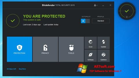 Screenshot Bitdefender para Windows 7