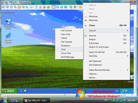 Screenshot Radmin para Windows 7