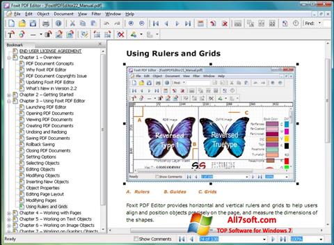 Screenshot Foxit PDF Editor para Windows 7