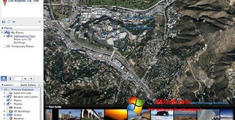 Screenshot Google Earth Pro para Windows 7