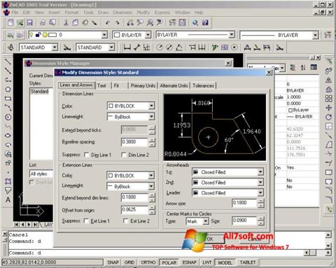 Screenshot ZWCAD para Windows 7