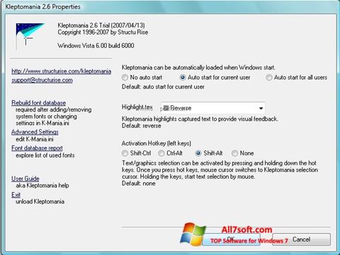 Screenshot Kleptomania para Windows 7