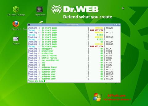 Screenshot Dr.Web LiveCD para Windows 7