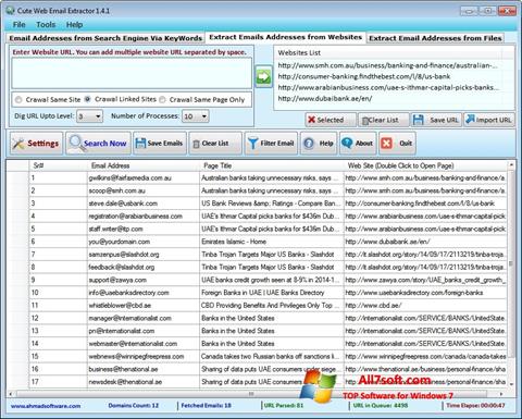 Screenshot eMail Extractor para Windows 7