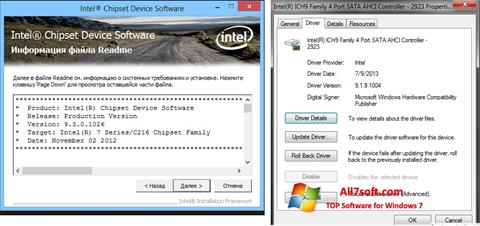 Screenshot Intel Chipset para Windows 7