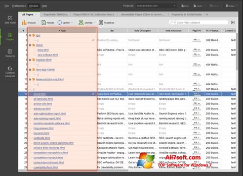 Screenshot Site-Auditor para Windows 7