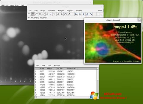 Screenshot ImageJ para Windows 7