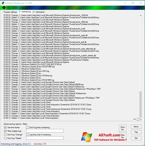 Screenshot Drive Space Indicator para Windows 7