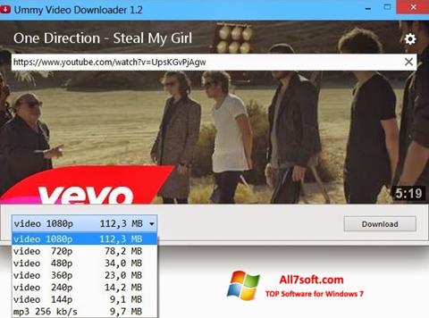 Screenshot Ummy Video Downloader para Windows 7