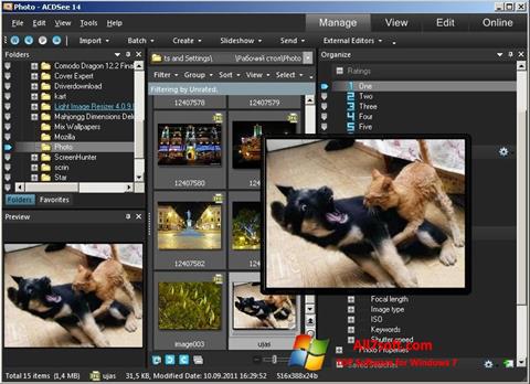 Screenshot ACDSee Photo Manager para Windows 7