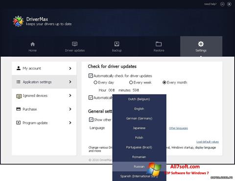 Screenshot DriverMax para Windows 7