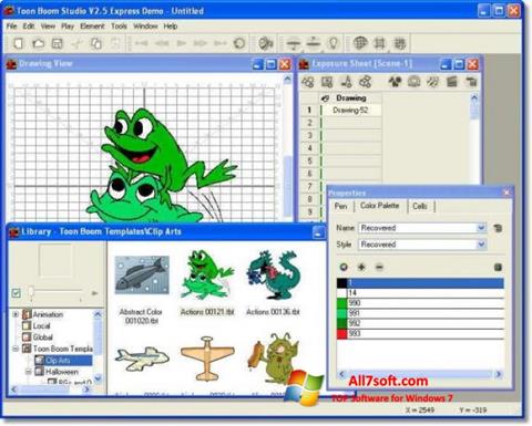Screenshot Toon Boom Studio para Windows 7