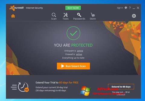Screenshot Avast Internet Security para Windows 7